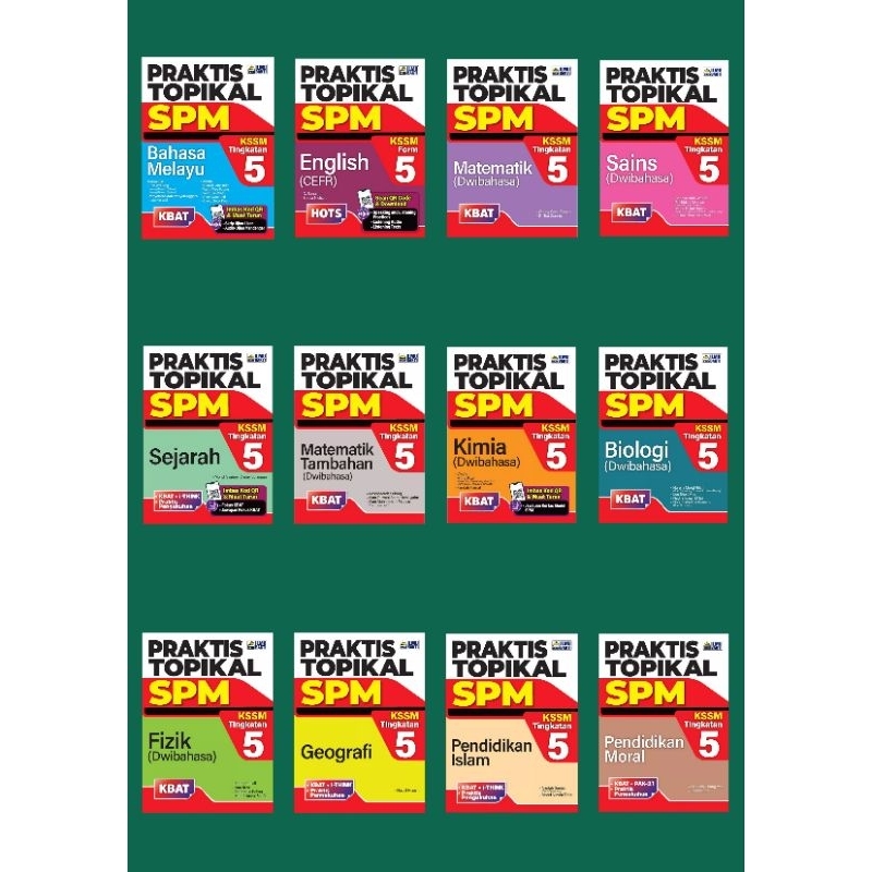 Buku Latihan Praktis Topikal Spm Tingkatan 5 2024 Penerbit Ilmu Bakti Shopee Malaysia 