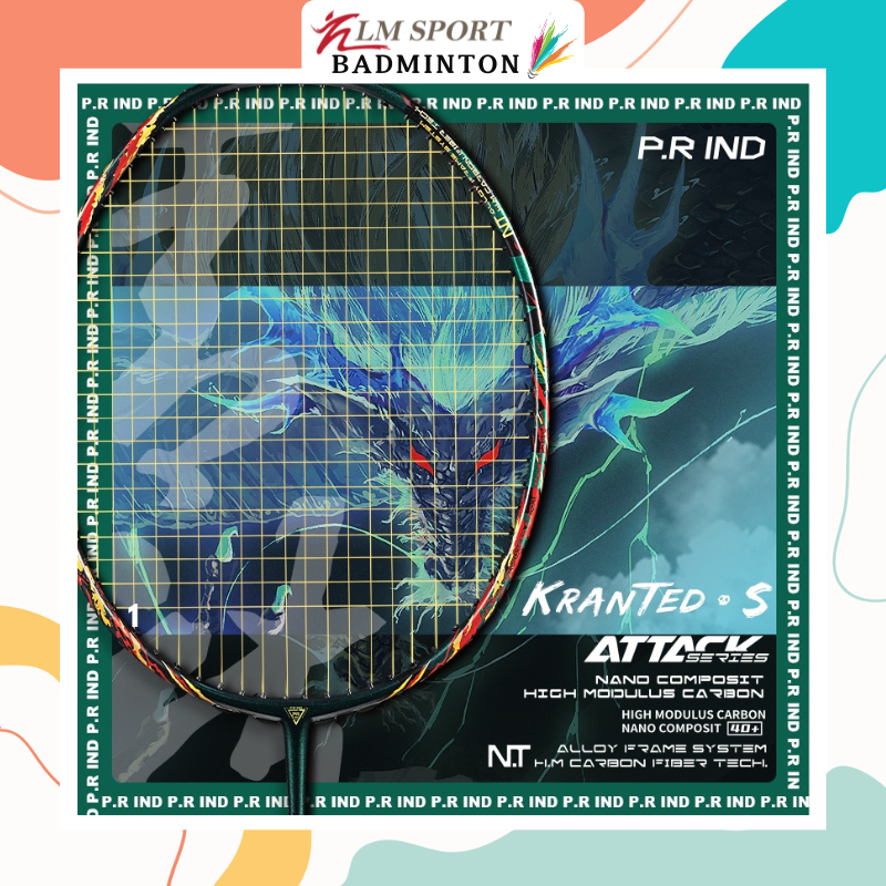 🔥P.R IND KRANTED-S BADMINTON RACQUET (PURUI/PR)🔥（Ready Stok）🔥浦锐 狂徒S 羽球拍 ...