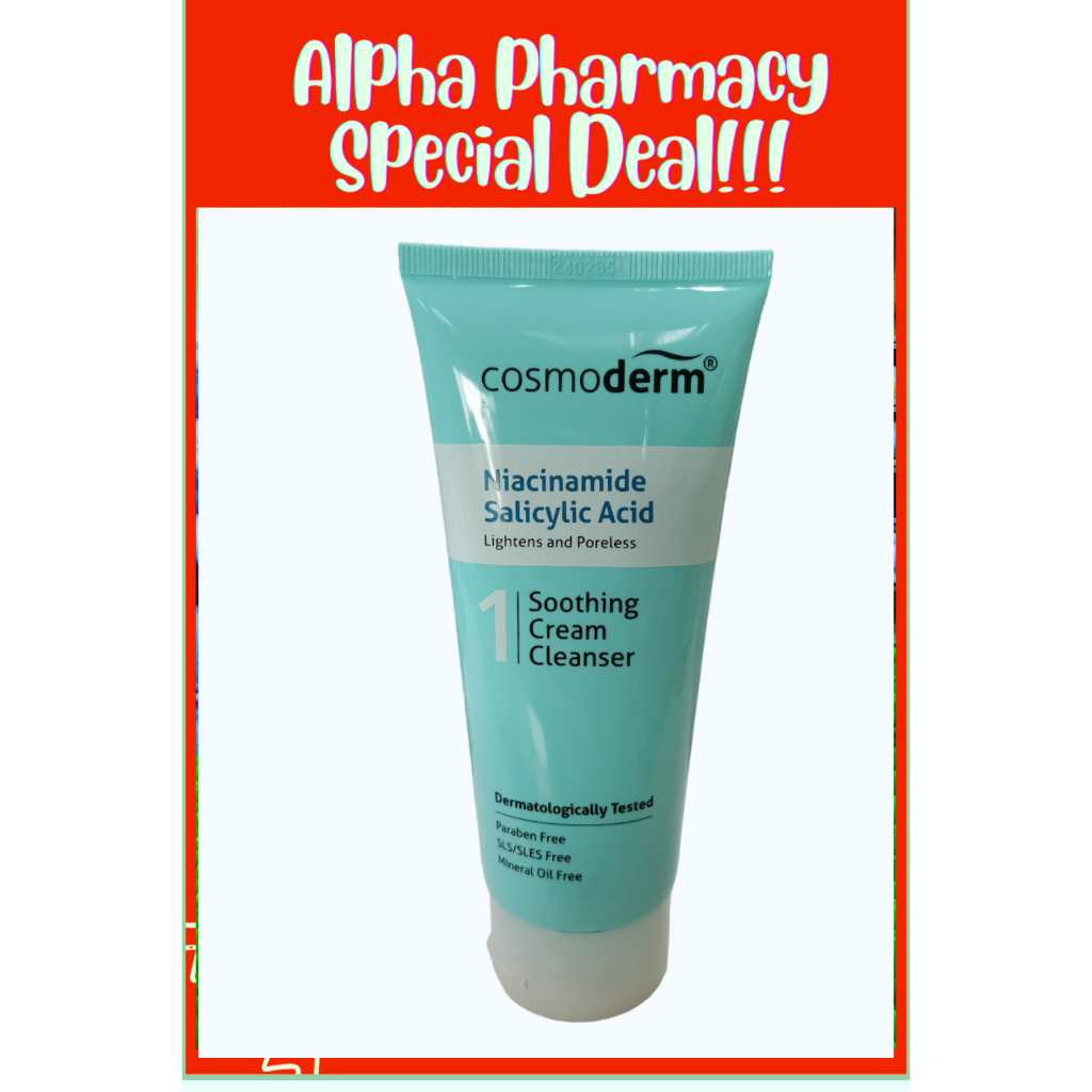 Cosmoderm Niacinamide Soothing Cream Cleanser 100ml | ready stock ...