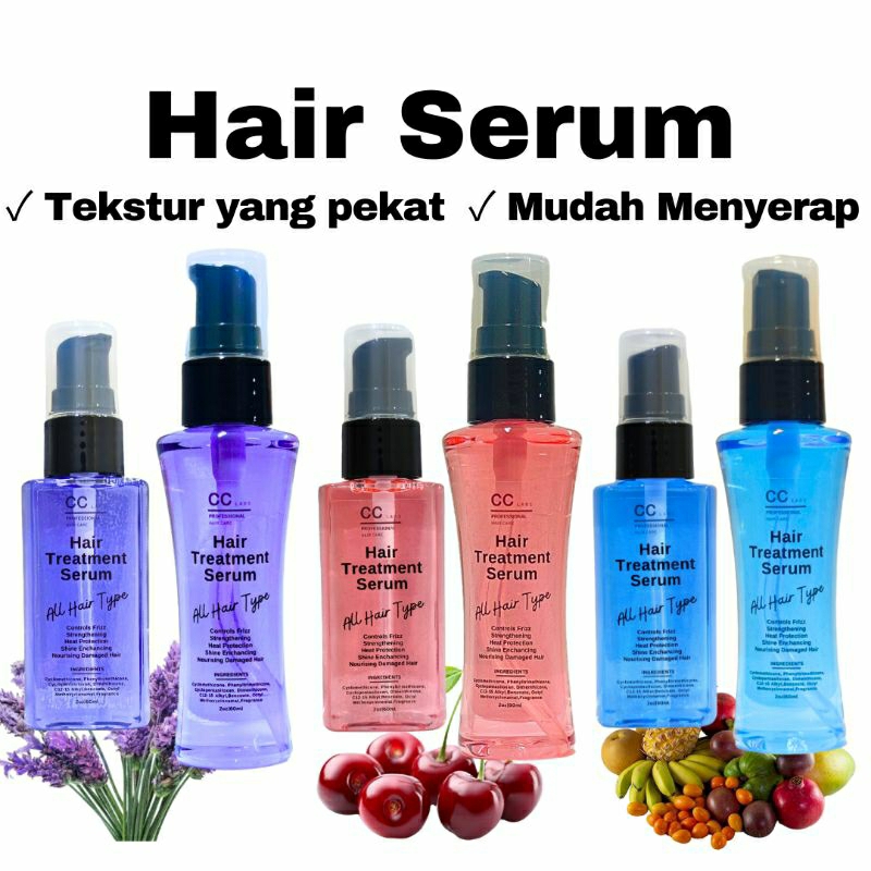 Borong Hair Serum / Serum Rambut 60ml / Hair Repair Serum Petak Bulat ...