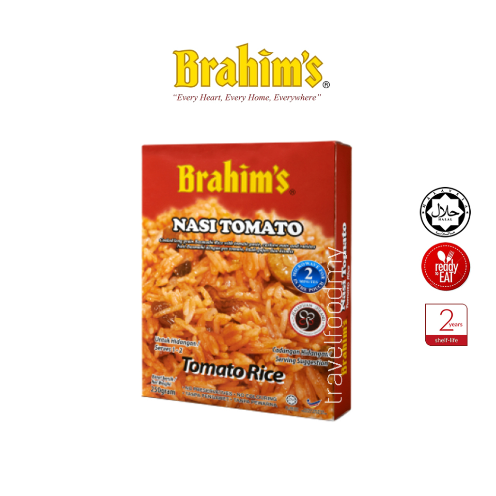 Brahims Nasi Tomato Rice Travel Halal Jakim Beef Kurma Daging Ayam