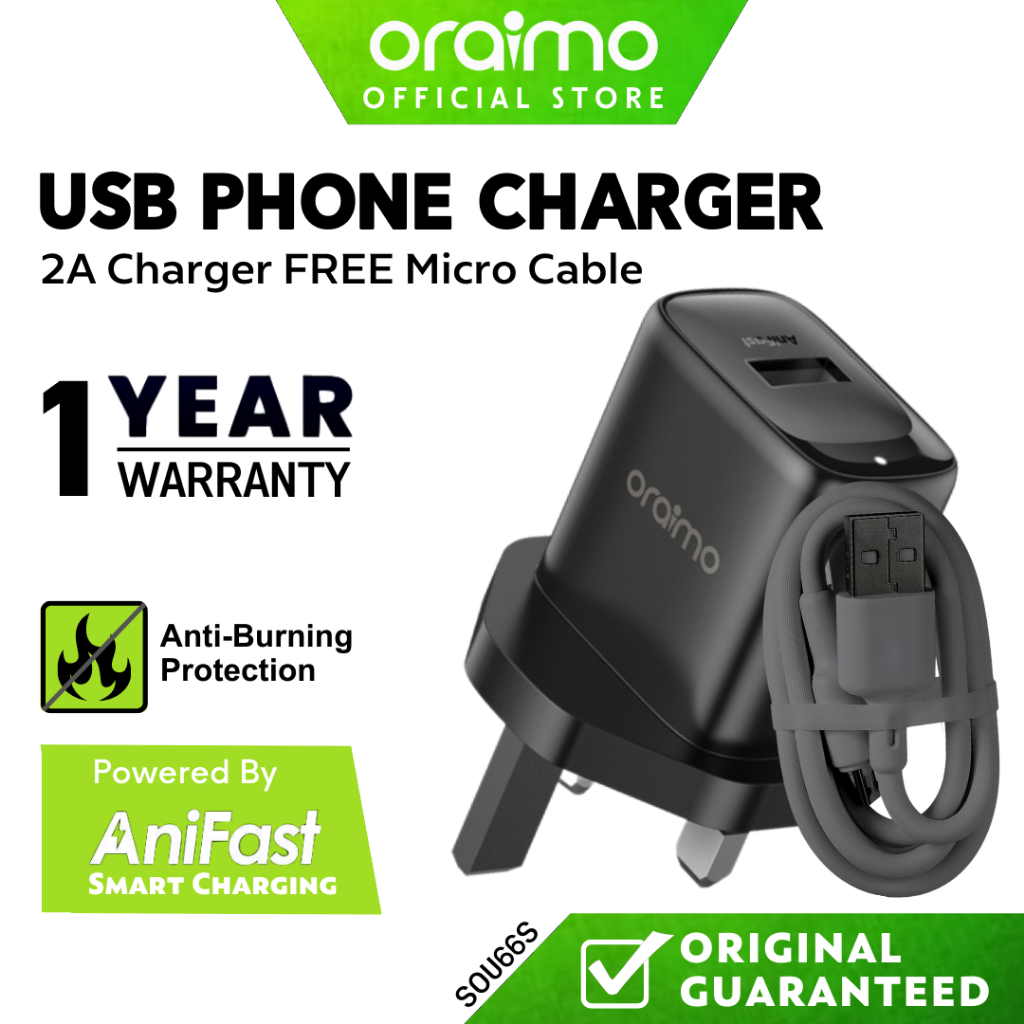 ORAIMO Charger Adapter Charger Android Fast Charging Adapter Fast ...