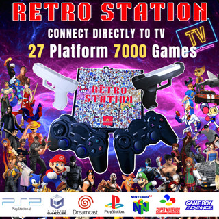 🔥DIRECT TV📺 𝗥𝗘𝗧𝗥𝗢 𝗦𝗧𝗔𝗧𝗜𝗢𝗡 + LIGHT GUN🎮🔫 - PS2 GAMECUBE DREAMCAST N64 ...