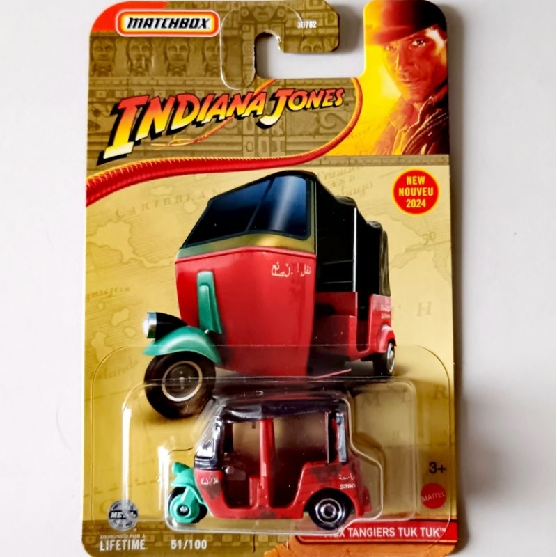 MATCHBOX New Indiana Jones 2024 Tangiers Tuk-Tuk Diecast | Shopee Malaysia