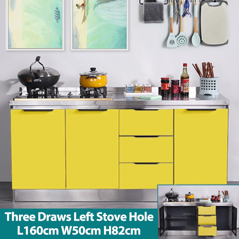Fresh Look at Simple Stainless Steel Kitchen Cabinet Economical Stovetops Cabinets