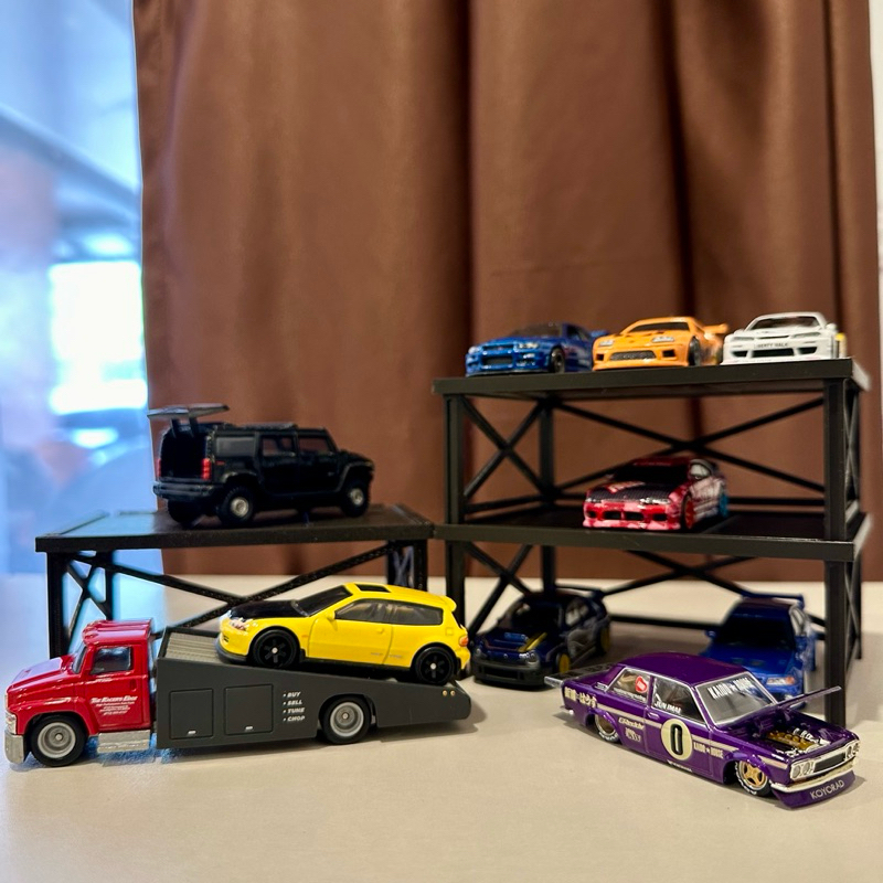 [Hot Wheels Car Lift Rack] Stackable Display Rack 1:64 Diecast [Parking ...