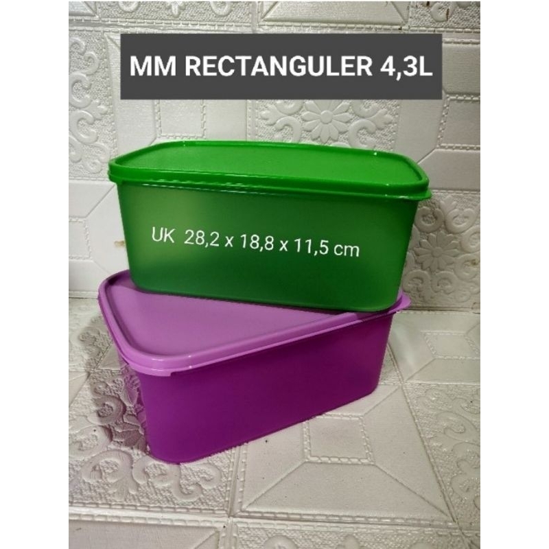 Tupperware Modular Rectangular 4.3L | Shopee Malaysia