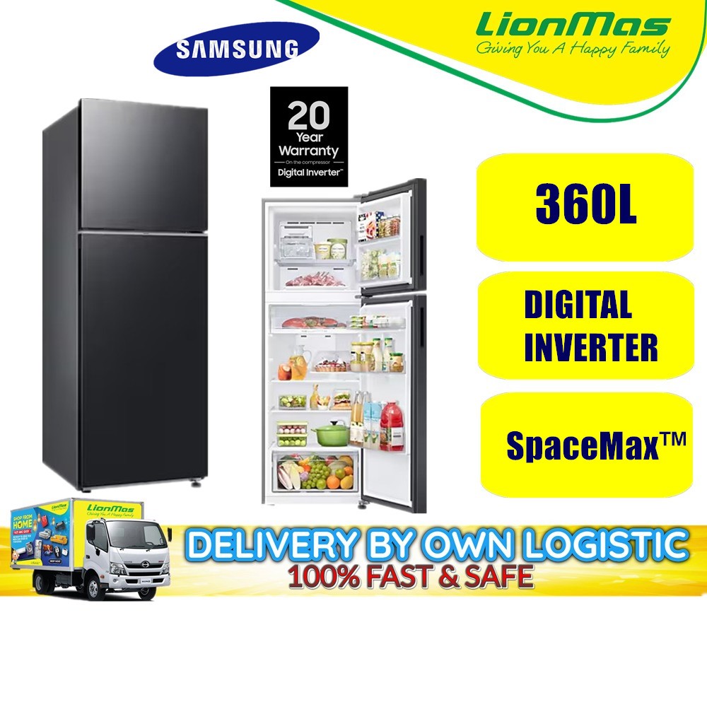 SAMSUNG 360L Inverter Refrigerator TMF RT35CG5442B1ME Optimal Fresh+ ...