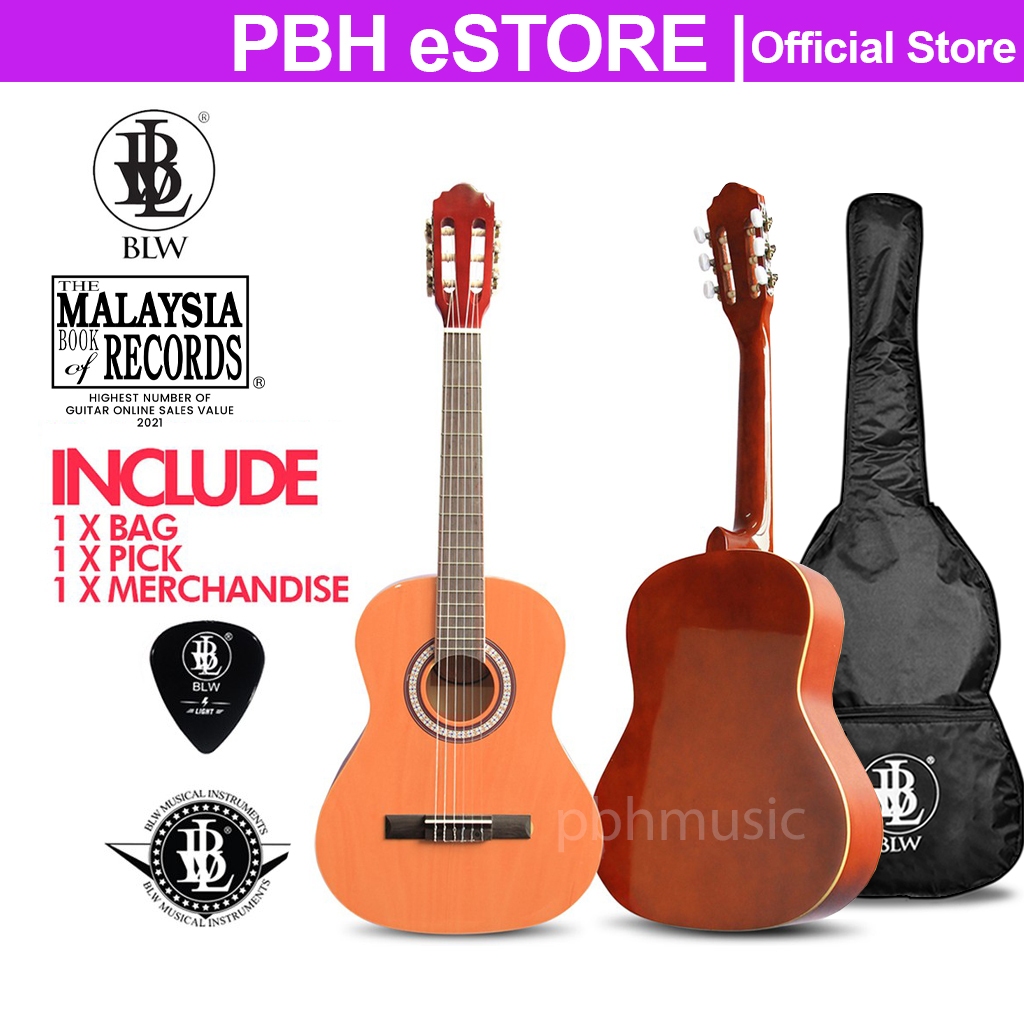 BLW 36 inch 3/4 size Nylon Strings Classical Guitar | Shopee Malaysia