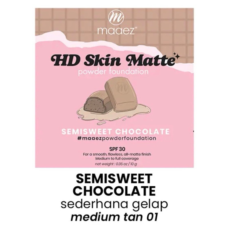 MAAEZ HD SKIN MATTE POWDER FOUNDATION (COMPACT FOWDER) ORIGINAL HQ ...