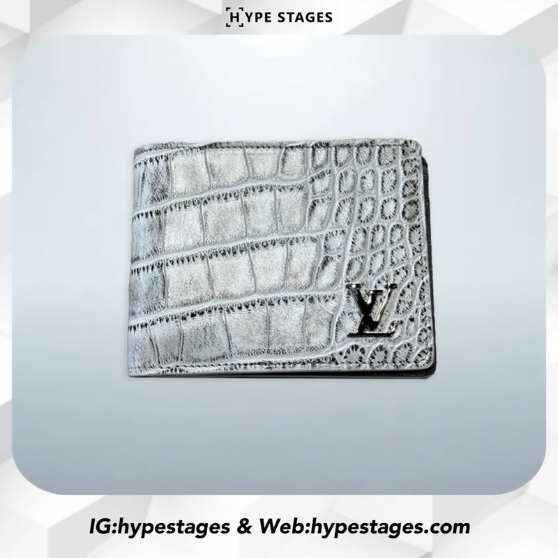 Lv crocodile wallet sale