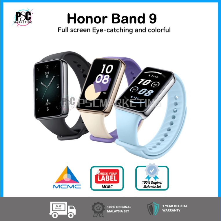 HONOR Band 10 Smartwatch, 3,9 cm AMOLED, SpO2, hartslagmeter, 96