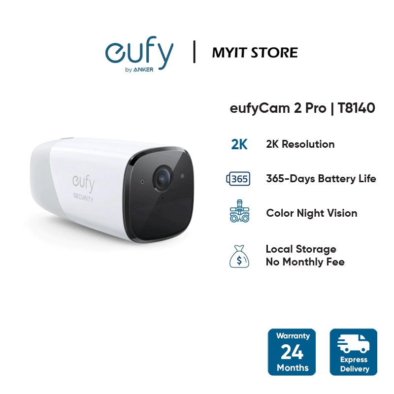 eufy Security, eufyCam 2C Pro 4-Cam Kit, draadloos