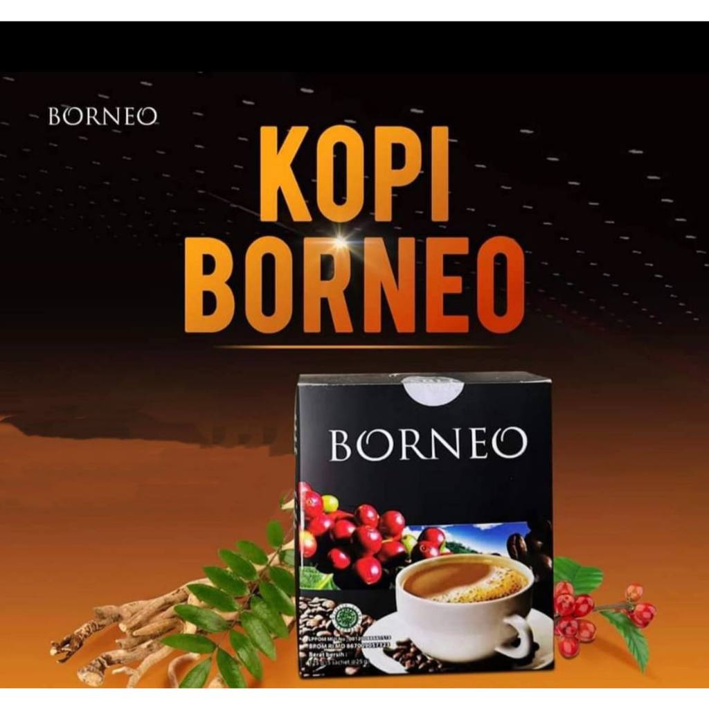 Borneo Pake Kopi Tongkat Ali Borneo (1 Sachets) | Shopee Malaysia