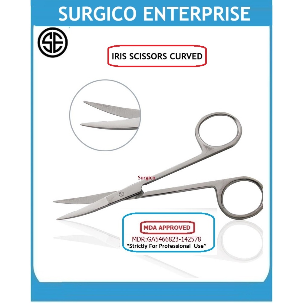 IRIS SCISSOR CURVED 11.5CMStandard Surgical scissors Shopee Malaysia