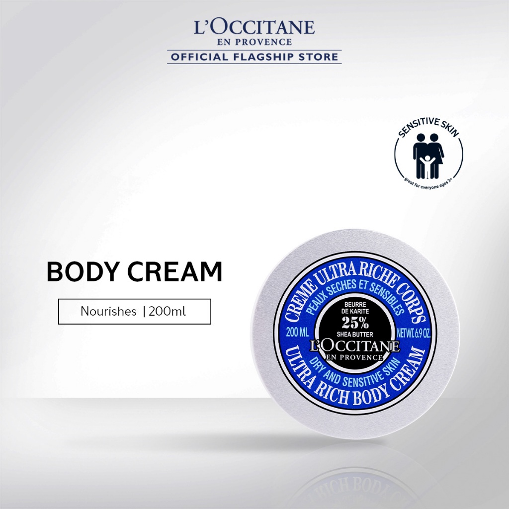 L'Occitane Shea Ultra Rich Body Cream (200ml) Shopee Malaysia