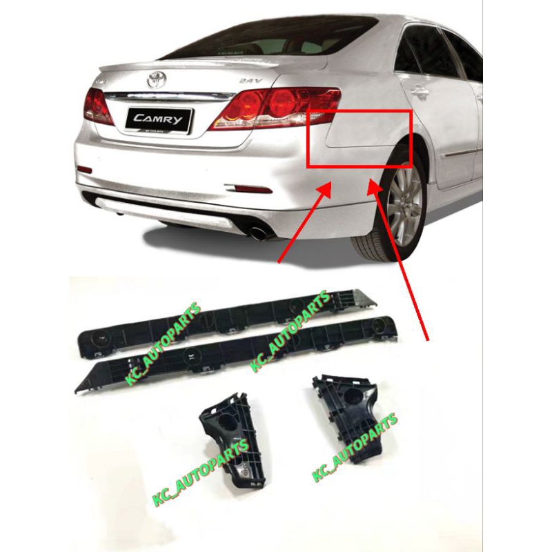 Toyota Camry Acv40 Acv41 2006 2011 Rear Bumper Side Bracket Clip Small And Big Short And Long 9848