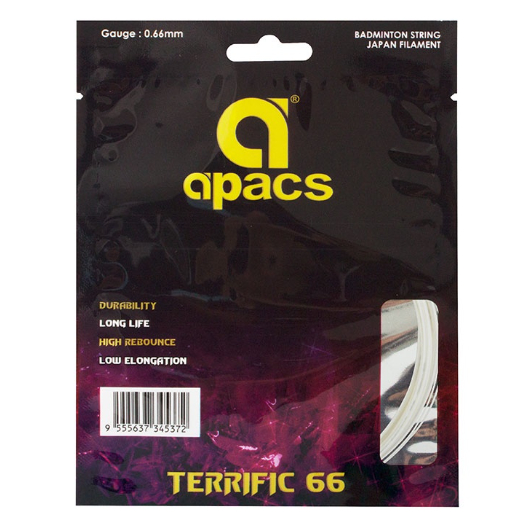 APACS TERRIFIC 66 BADMINTON RACKET STRING | Shopee Malaysia