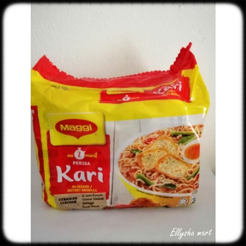 Maggi Instant Noodles Curry Flavour 5 X 79g Shopee Malaysia