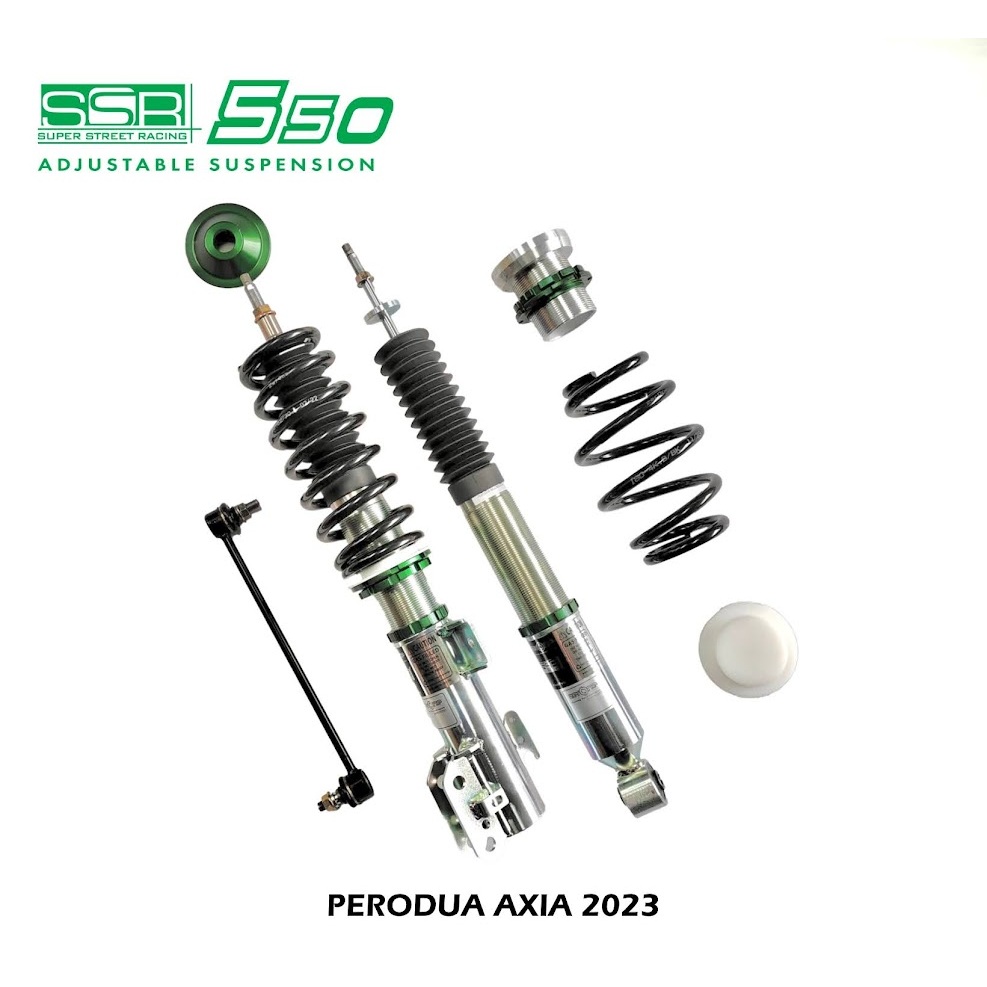 PERODUA AXIA A300 '23+ ZERONE SSR550 ADJUSTABLE SUSPENSION Shopee