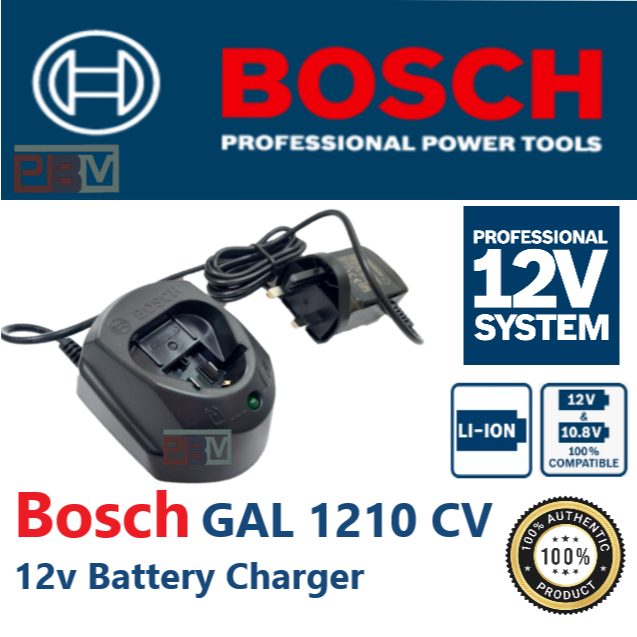 ORIGINAL Bosch GAL 1210 CV 10.8V / 12V Battery Charger GAL1210CV GAL ...