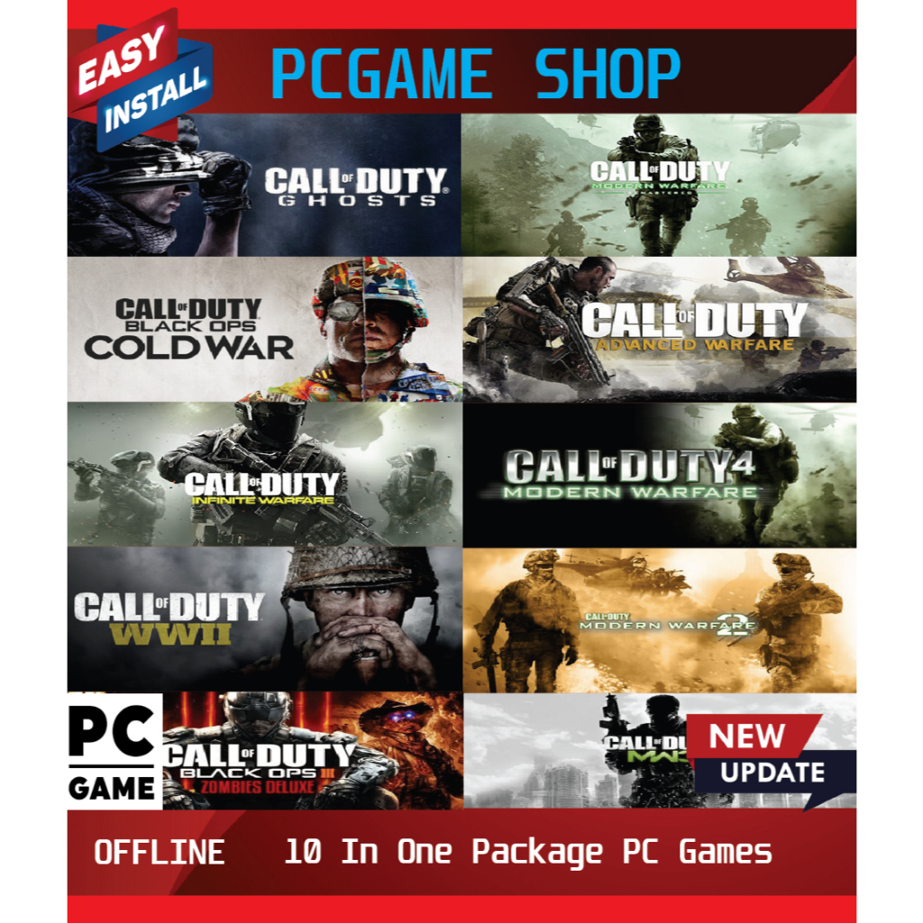 Update 2024】Call of Duty 10 in One Package PC Games | PC Game | Full Game |  PC Offline | Shopee Malaysia