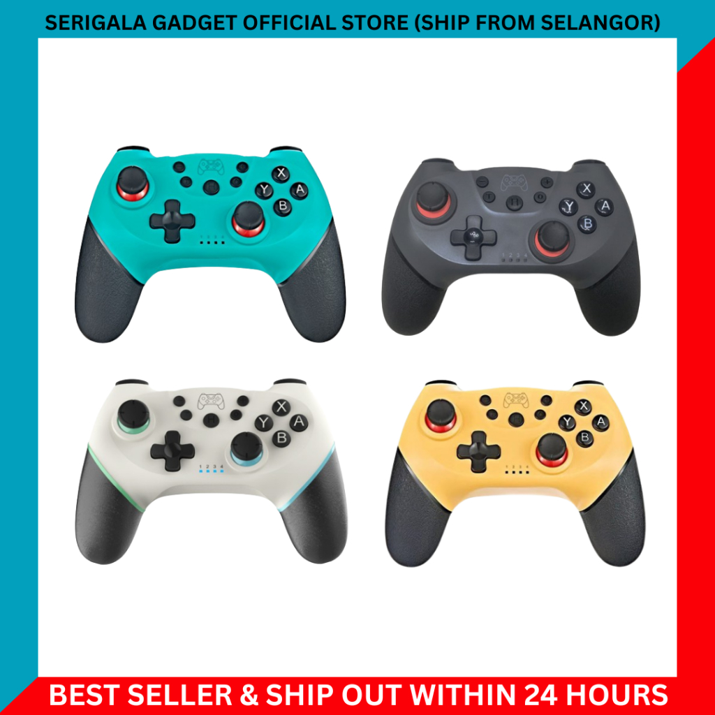 New Nintendo Switch Wireless Pro Controller For Lite/V1/V2/OLED ...
