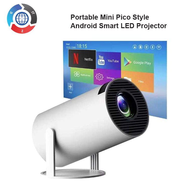 MP100 Freestyle Smart Android LED Mini Projector. Wireless / WiFi ...