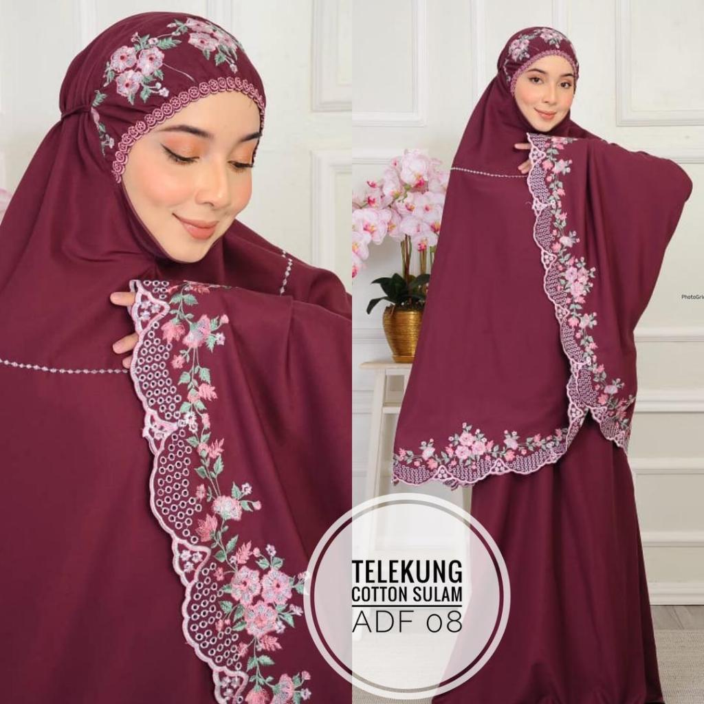 Telekung Cotton Sulam with SAME DAY POST & READY STOCK | Shopee Malaysia