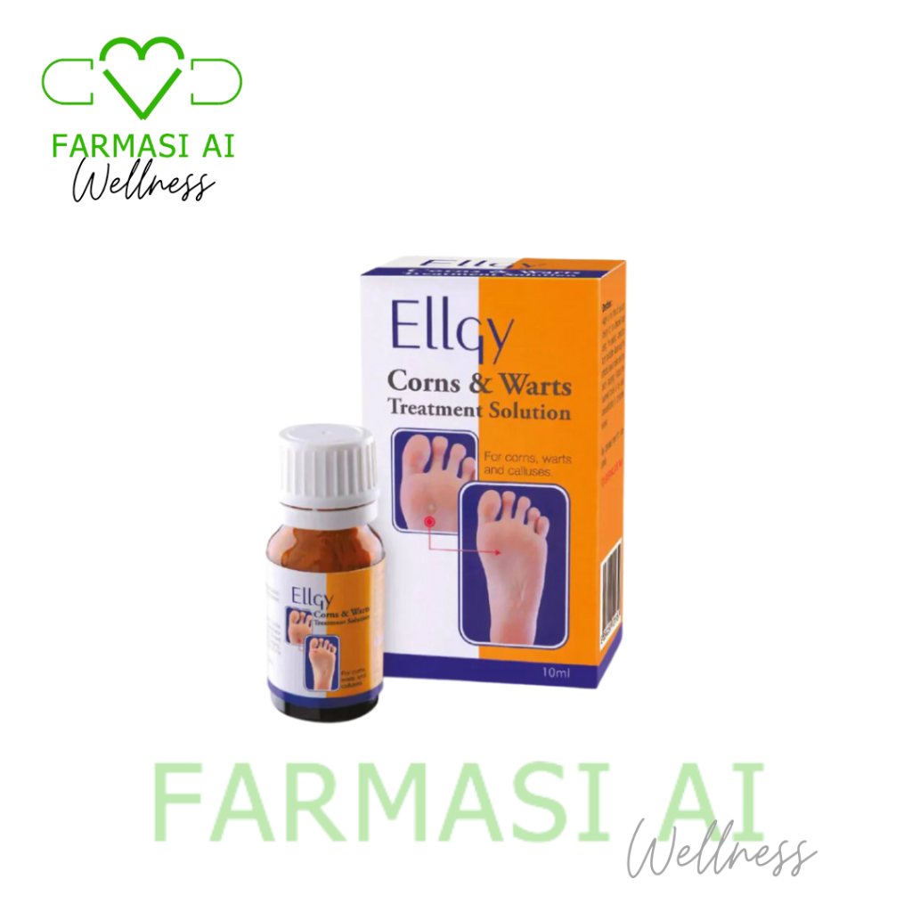 Ellgy Corns & Warts Treatment Solution 10ml (Exp Date: 05/2028 ...