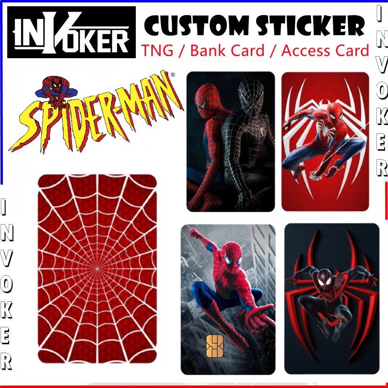 SPIDERMAN - Touch n Go Card Sticker / TNG CARD Sticker / Bank Card ...
