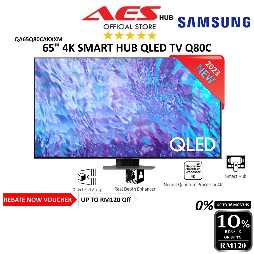 CAN SETUP Samsung 65 Inch QLED Q80C 4K Smart TV 100Hz (2023) With ...