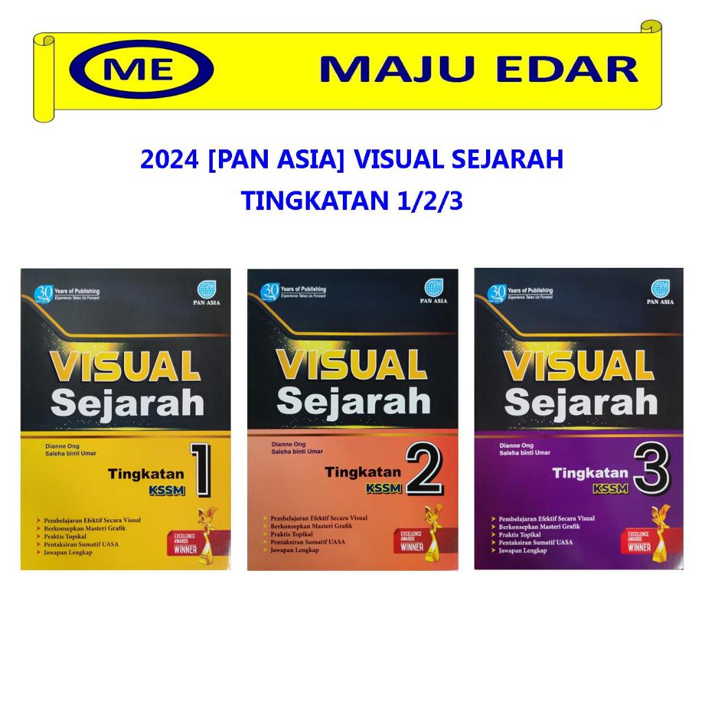 2024 PAN ASIA VISUAL SEJARAH TINGKATAN 1/2/3 NOTA BERGRAFIK BUKU ...