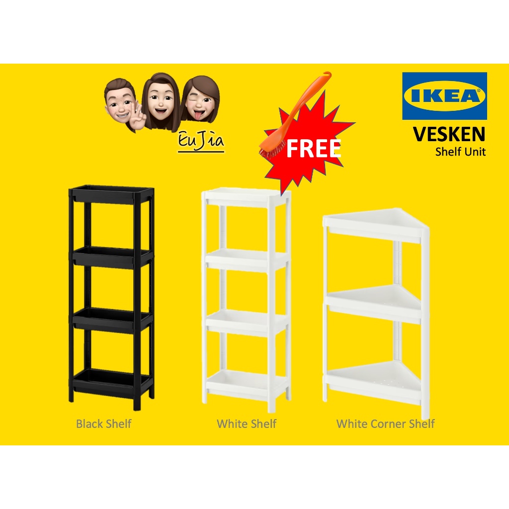 [original] - VESKEN Shelf / VESKEN Corner Shelf (Genuine IKEA) - Free ...