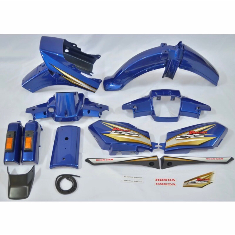 Honda Ex5 / Ex5 Dream Body Cover Set (Siap Tampal Sticker)+Free Gift ...