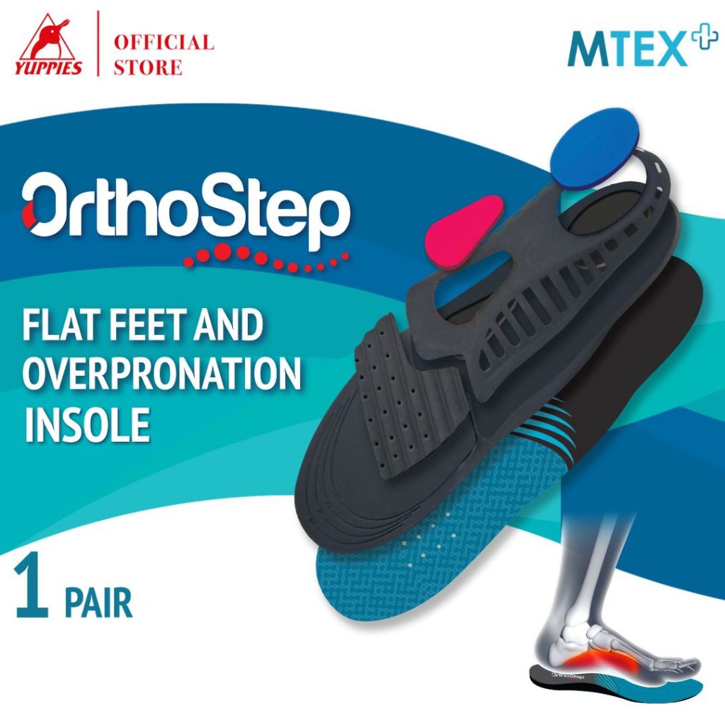 Mtex OrthoStep Flat Feet Insole | Shopee Malaysia