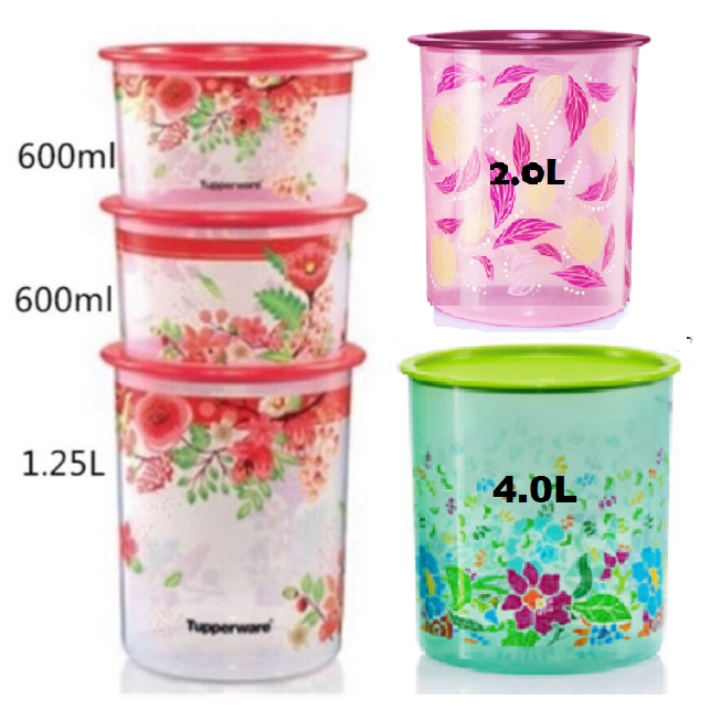 TUPPERWARE FLORAL FLORA RAYA - 1pc | Shopee Malaysia