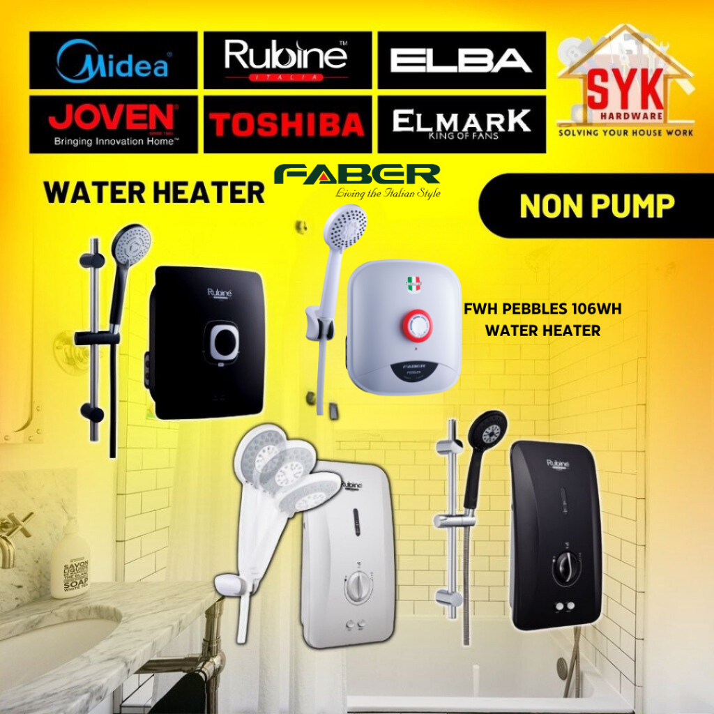 Dc Pump Pemanas Air Bilik Mandi Joven SB11iP SL30iP SC33iP With