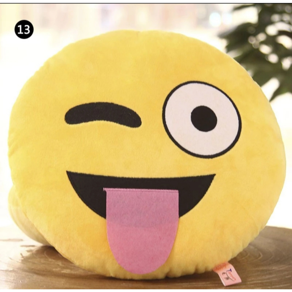 15CM 30CM EMOJI ROUND PILLOW SOFT TOYS CARTOON SOFT PLUSH BANTAL EMOLI SMILEY Shopee Malaysia