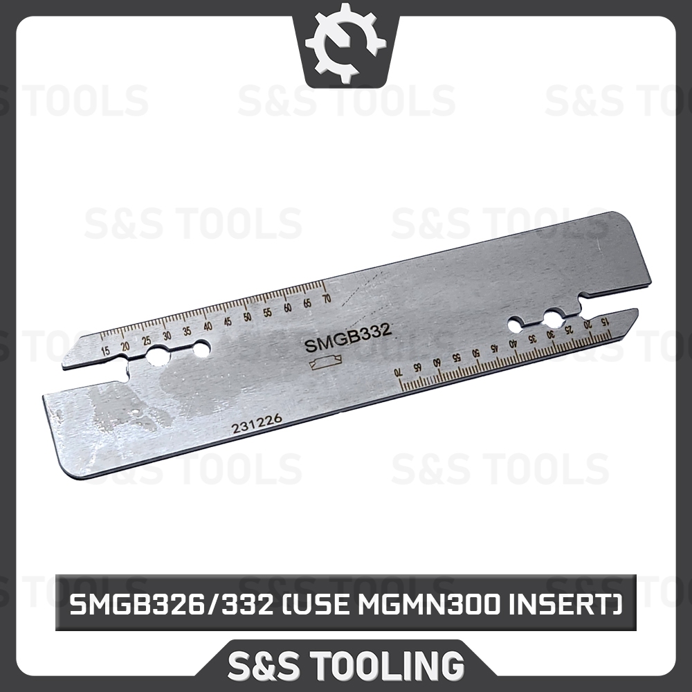 SMGB26 / SMGB32 - 3 Parting Blade Cutting Knife Holder for MGMN300 MGMN ...