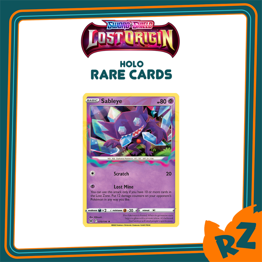 [Original] Pokemon TCG Card Game Sableye Rare Holo Singles (SS Lost ...