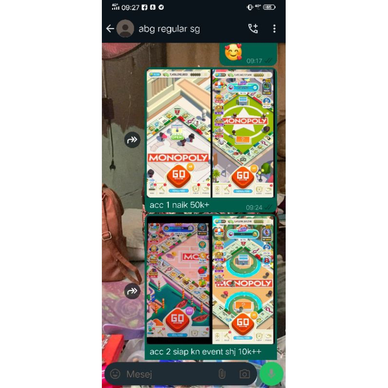 joki dadu monopoly go ( boost dice ) Shopee Malaysia