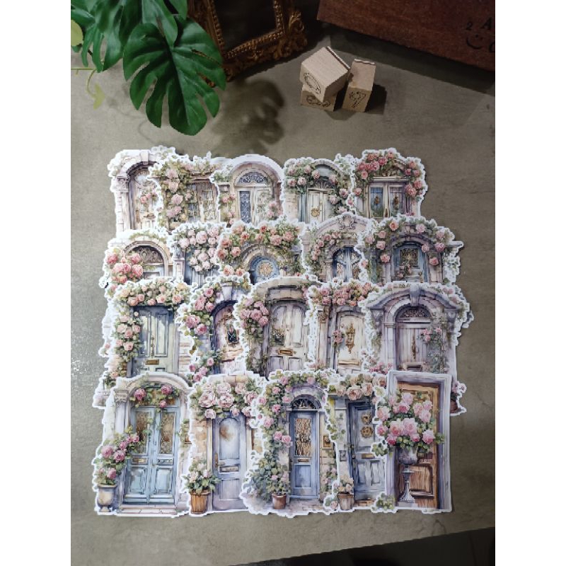 Cottage Door Sticker (150 gsm Glossy Photo Paper Sticker) | Shopee Malaysia