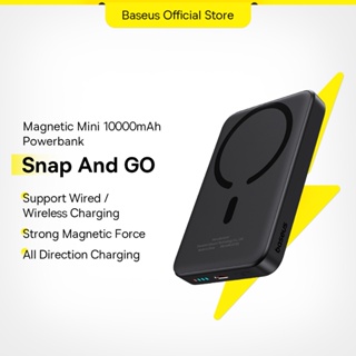 Baseus Power Bank Mini Magnetic Wireless Fast Charge With Auto-Wake For iP 15/14/13/12 (10000mAh)