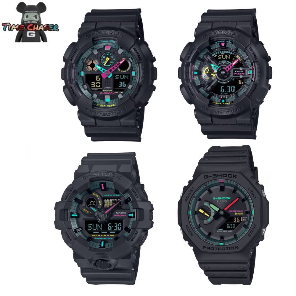 Original CASIO G SHOCK Multi-Fluorescent Accents Series GA Original CASIO G SHOCK Multi-Fluorescent Accents Series GA