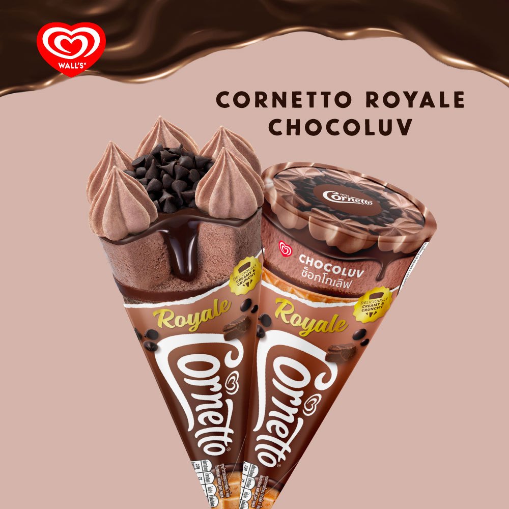 [CARTON SALES] Cornetto Chocoluv Ice Creams (20pcs) | Shopee Malaysia