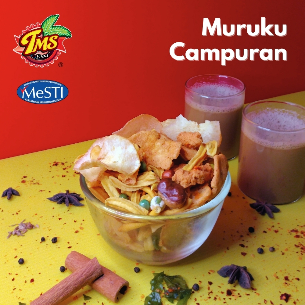 TMS Muruku Campuran (Mix) Kacang Putih Original Buntong Ipoh | Shopee ...