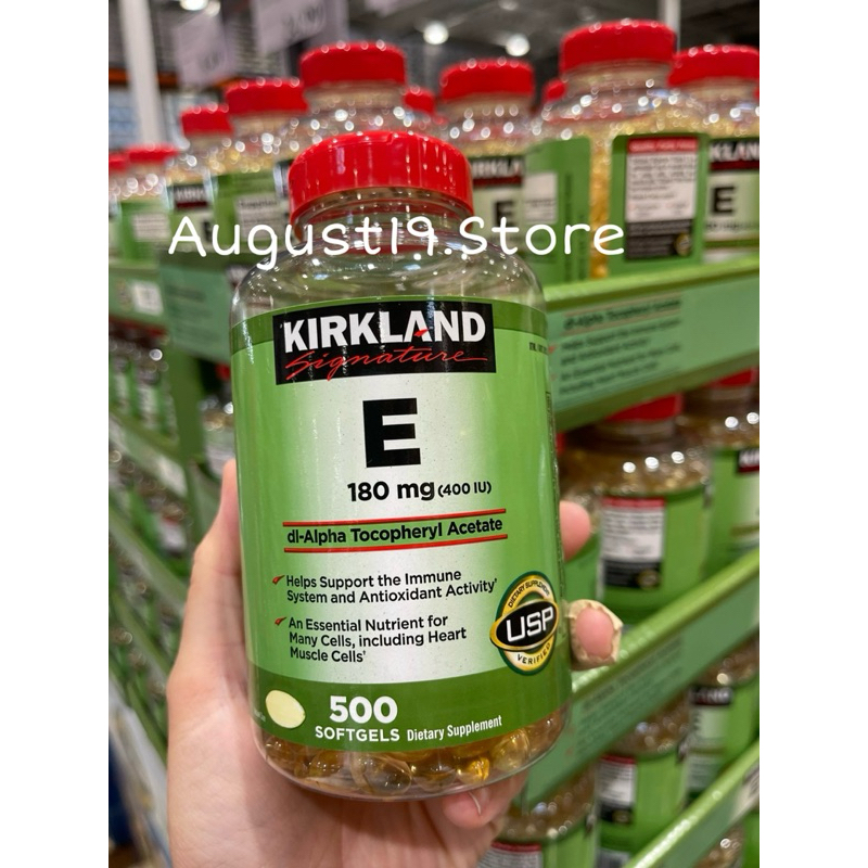Kirkland Vitamin E (500 softgel ) Date 2026 Shopee Malaysia