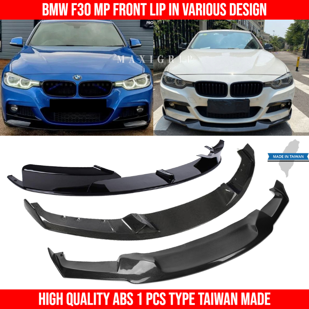 BMW F30 MAD Style Front lip bumper lips M Performance lip MP carbon lip ...