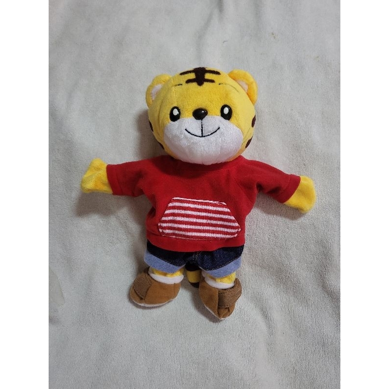 Authentic Benesse Shimajiro Tiger Plush Soft Hand Puppet Toy 